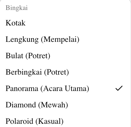 7 bentuk bingkai foto